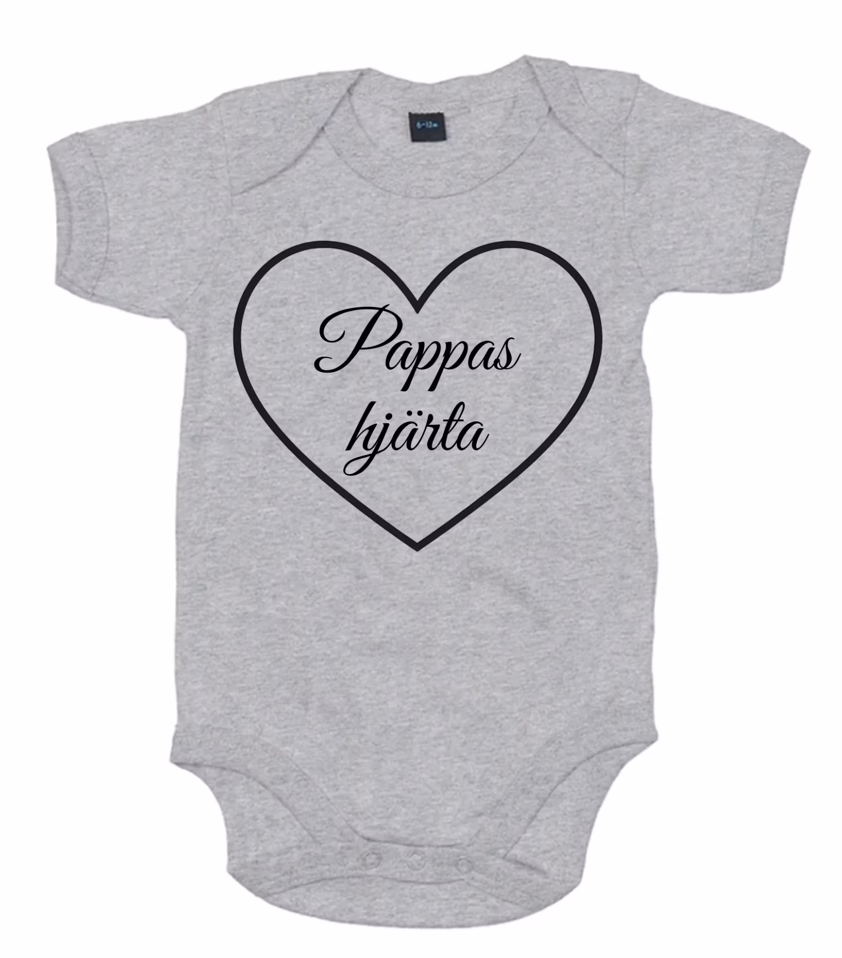 Pappas Hjärta Kortärmad Body