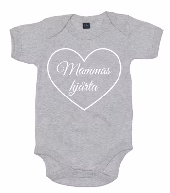 Mammas Hjärta Kortärmad Body