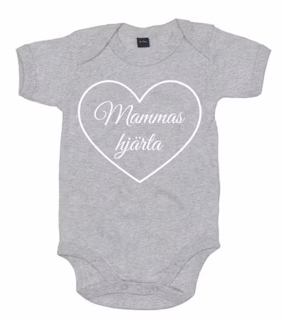 Mammas Hjärta Kortärmad Body
