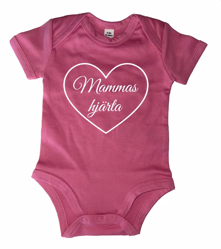 Mammas Hjärta Kortärmad Body
