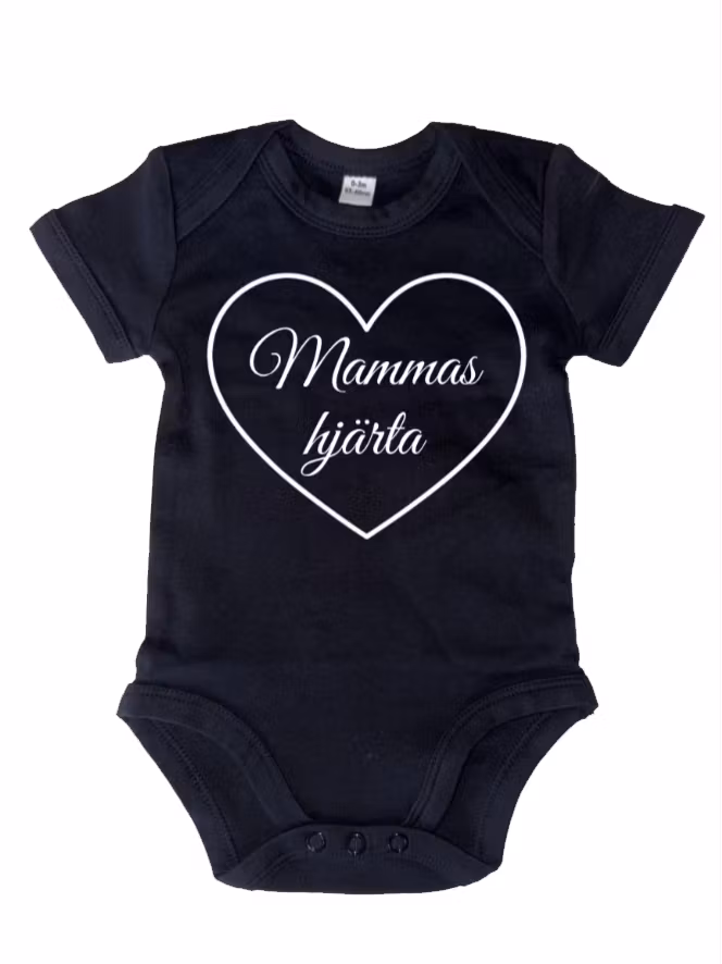 Mammas Hjärta Kortärmad Body
