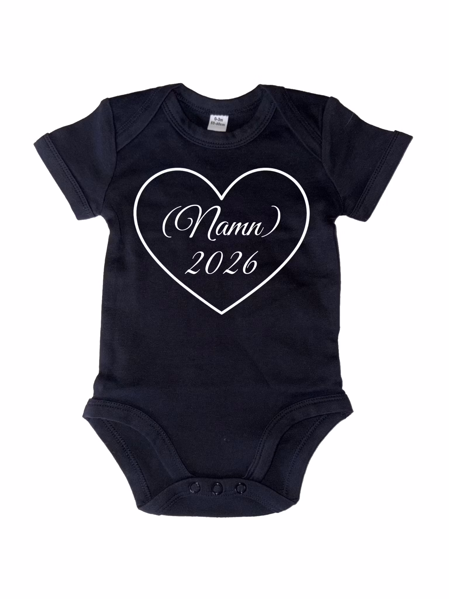 Kortärmad Body Med Valfritt Namn 2026