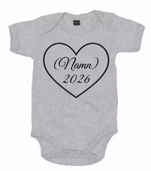 Kortärmad Body Med Valfritt Namn 2026