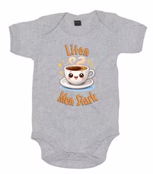 Liten Men Stark Kortärmad Body