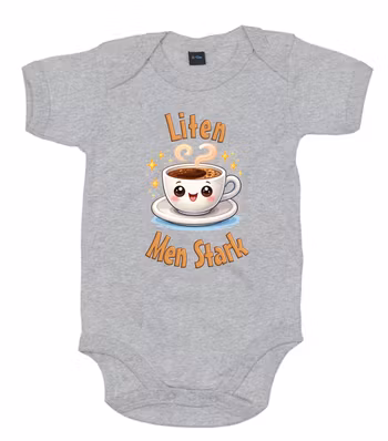 Liten Men Stark Kortärmad Body