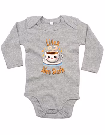 Liten Men Stark Långärmad Body