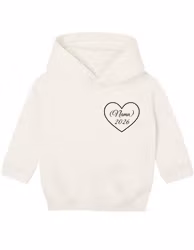 Tjocktröja Med Personligt tryck med valfritt namn & år