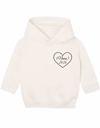 Tjocktröja Med Personligt tryck med valfritt namn & år