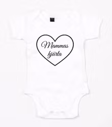Mammas Hjärta Kortärmad Body