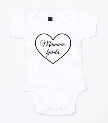 Mammas Hjärta Kortärmad Body
