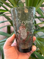 Graverat tonat glas – valfri text eller logotyp
