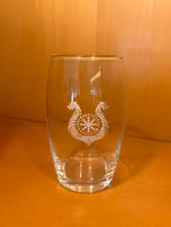 Graverat Glas med Valfri Text eller Bild