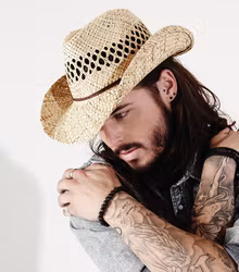 Ölburkshalvmaran Cowboyhatt i Strå – One Size