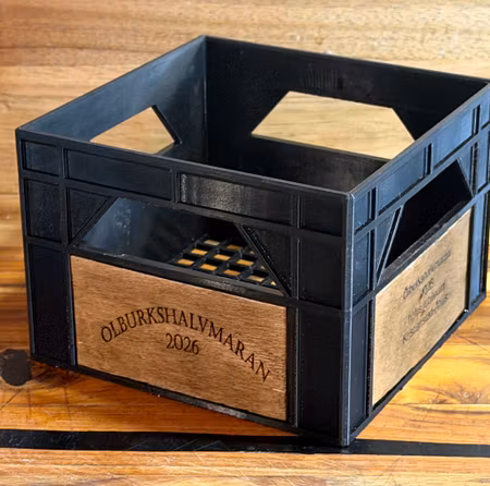 Ölburkshalvmaran Mini-Back – För 4 Burkar