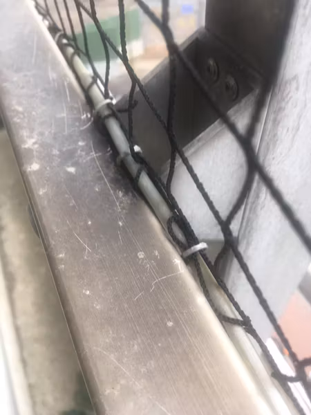 fågelnät, kattnät 19 mm 3 x 10 meter. 1 kvar