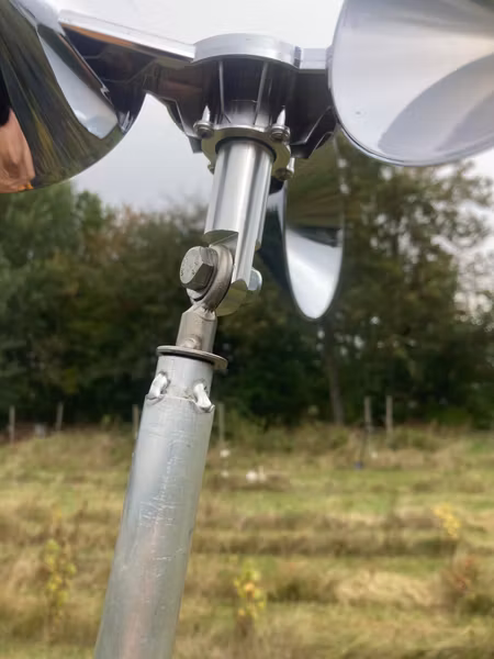 Aluspö 2 meter med reflect a bird