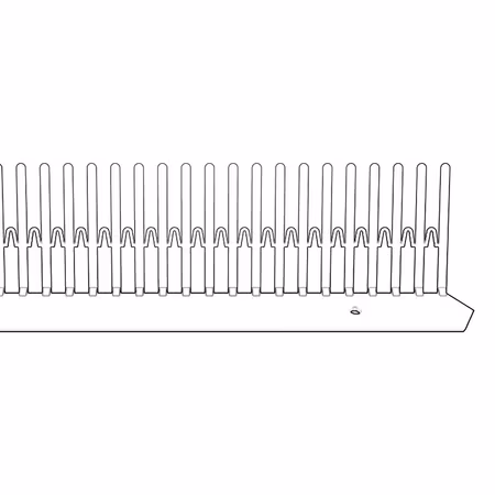 Fågelband 100 mm hög SVART, 100 meter