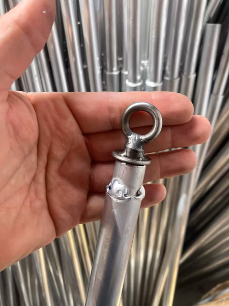 Fågelskrämma Aluminium med drake 2 st 5 m Fraktfritt