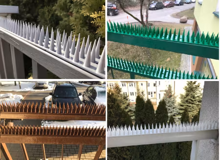 ANTI FÅGEL SPIKE STRIP 1 meter. Ord pris 99 kr/m