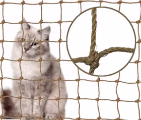 BALKONG NÄTSATS 5 m x 2 m 50 mm.