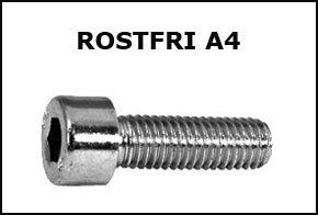 Cylindrisk insexskruv rostfri A4 - Materialexperten