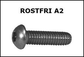 Kullrig insexskruv rostfri A2 - Materialexperten