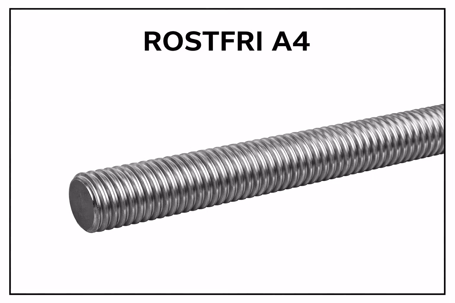 Gängstång rostfri A4 - Materialexperten
