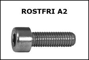 Cylindrisk insexskruv rostfri A2 - Materialexperten