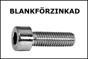 Cylindrisk insexskruv blankförzinkad - Materialexperten