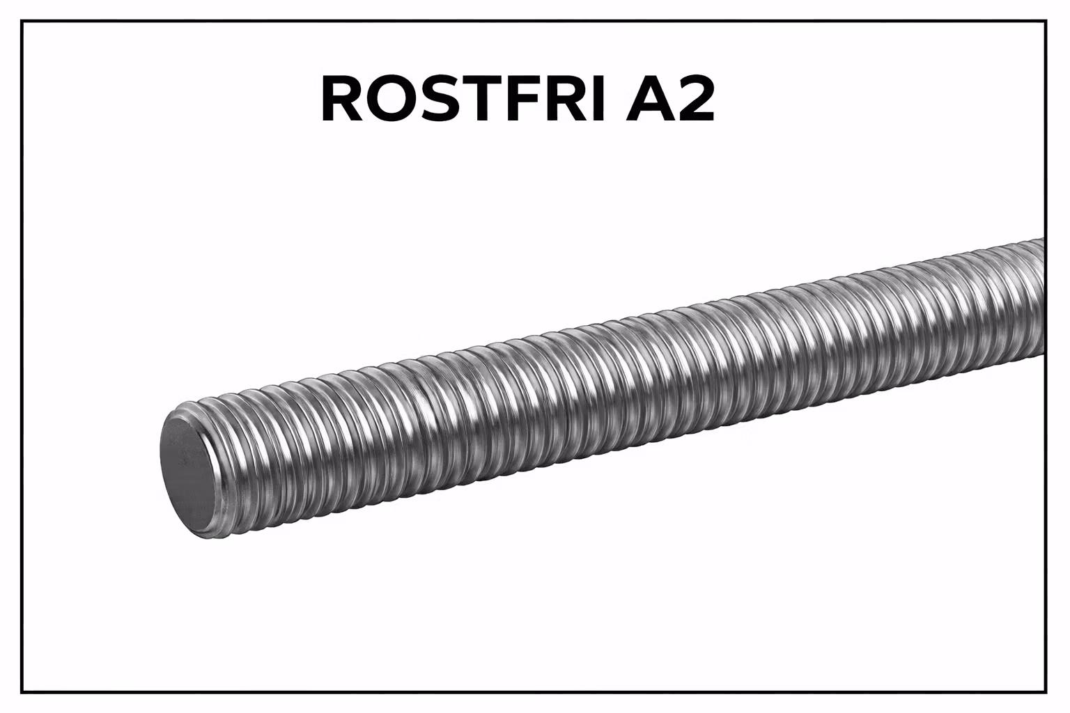 Gängstång rostfri A2 - Materialexperten