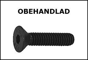 Försänkt insexskruv obehandlad - Materialexperten