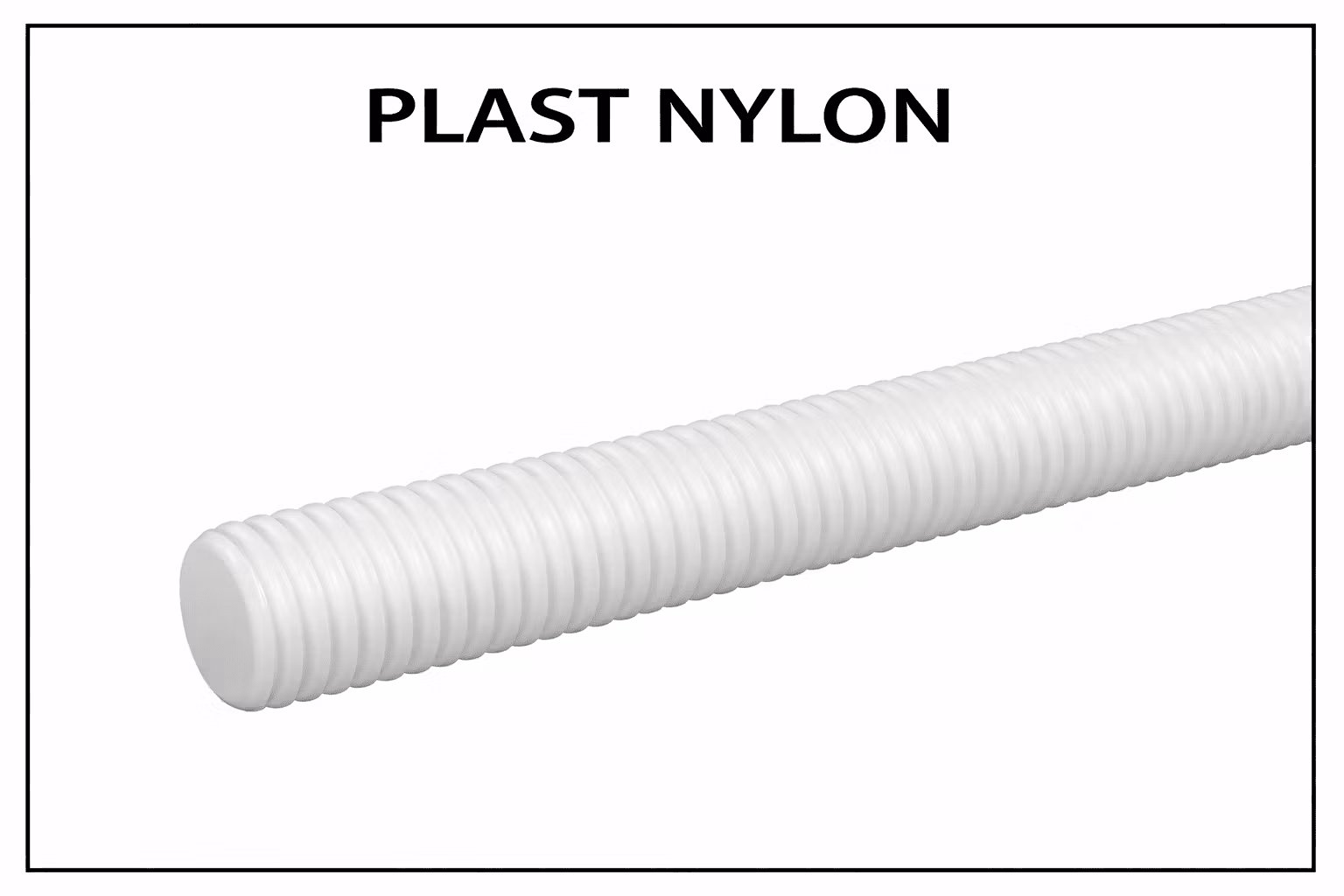 Gängstång plast nylon - Materialexperten