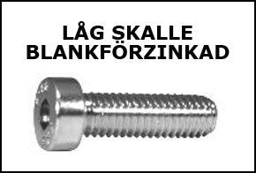 Cylindrisk insexskruv låg skalle fzb - Materialexperten