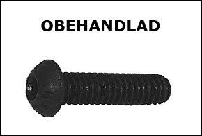 Kullrig insexskruv obehandlad - Materialexperten
