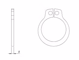 Spårring Obehandlad SGA DIN 471