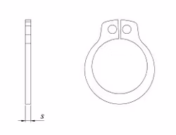 Spårring Obehandlad SGA DIN 471