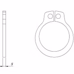 Spårring Obehandlad SGA DIN 471