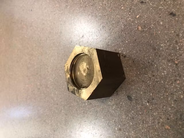 Mässing sexkantstång 45mm