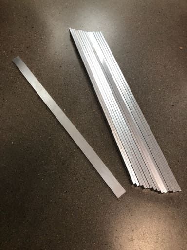 Aluminium 25x6, 16st