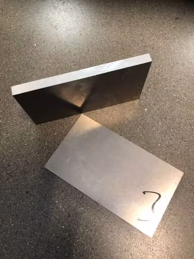 Aluminium plåt 81x10 (2st)