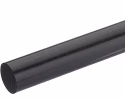 POM 90mm Svart acetalplast
