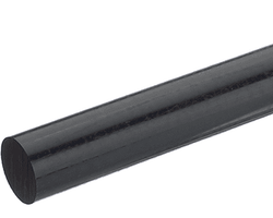 POM 40mm Svart acetalplast