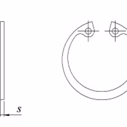 Spårring Rostfri SGH DIN 472