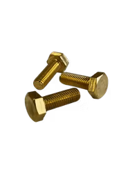 M5 Mässing DIN 933 M6S