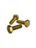 M8 Skruv Mässing M6S DIN 933
