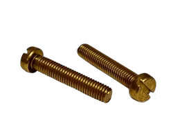 Spårskruv Mässing MCS DIN 84 Maskinskruv