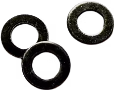 Svartförzinkad Planbricka DIN 125