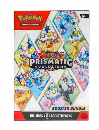 Pokemon Scarlet & Violet : Prismatic Evolutions Booster Bundle (6-pack)