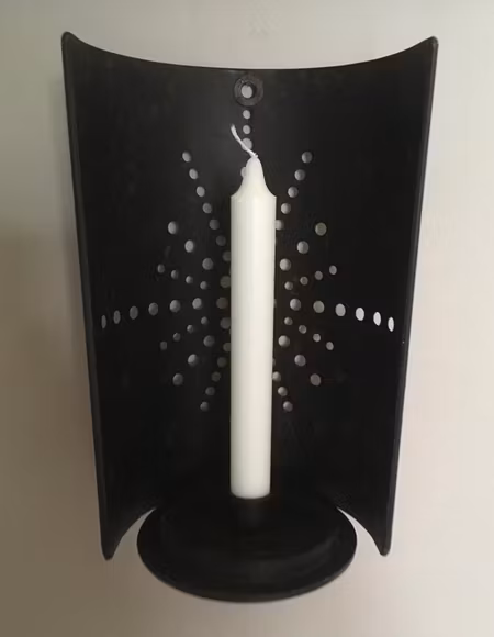 Väggljusstake stjärna