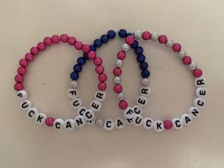 Armband ”FUCK CANCER”